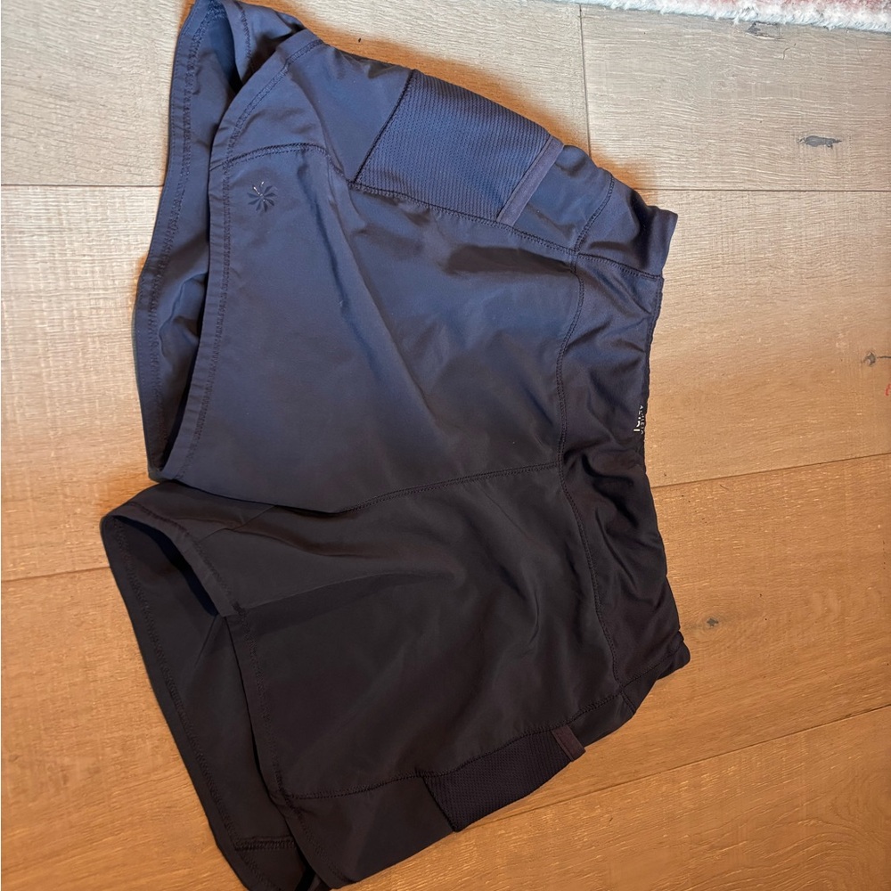 Girls/womens navy athletic shorts